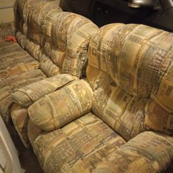 Couch And Love Seat.    Recliners.  Good Shape
