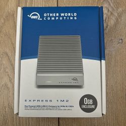 OWC Express 1M2 Portable NVMe SSD USB4 Aluminum Heat Sink Enclosure