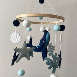 Nautical Crib Mobile and Arm
