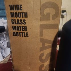 Glass Water Bottle
