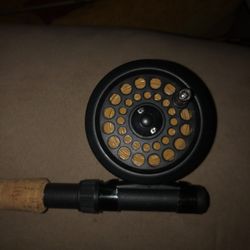 Pflueger Summit Reel With 8’ Fly One Pole Combo 