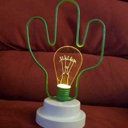 Decorative Cactus with Light