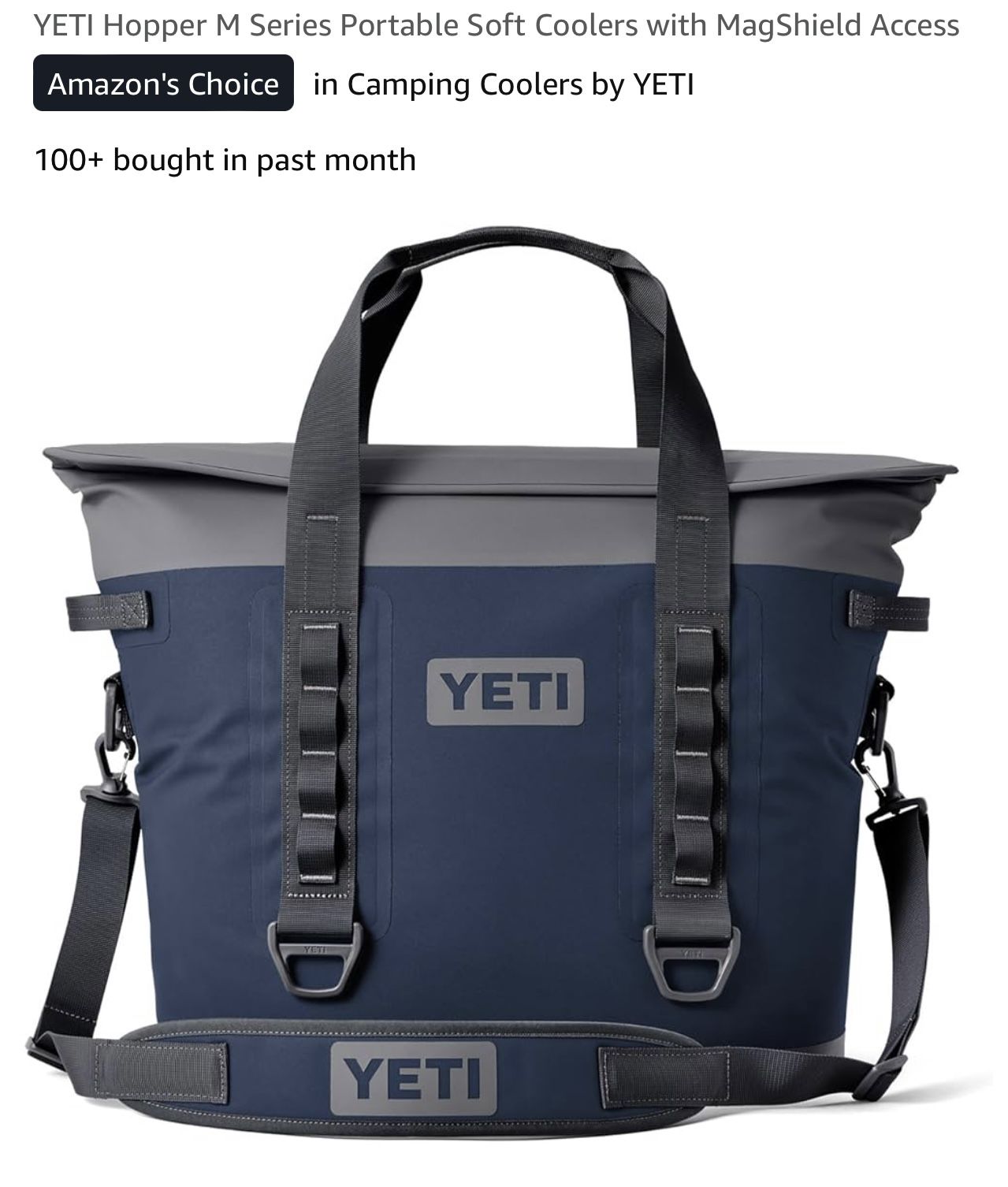 YETI Hopper M Series Portable Soft Coolers with MagShield Access