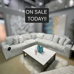 Gray Sectional Couch Sofa from Ashley