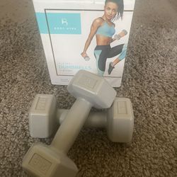 Body Hype Set Of Dumbbells 2lbs Each