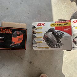 Black And Decker Jig Saw & Skil 7 1/4 Skilsaw 