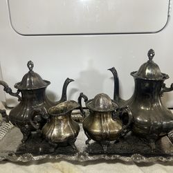 Vintage Silver Plated Tea Set