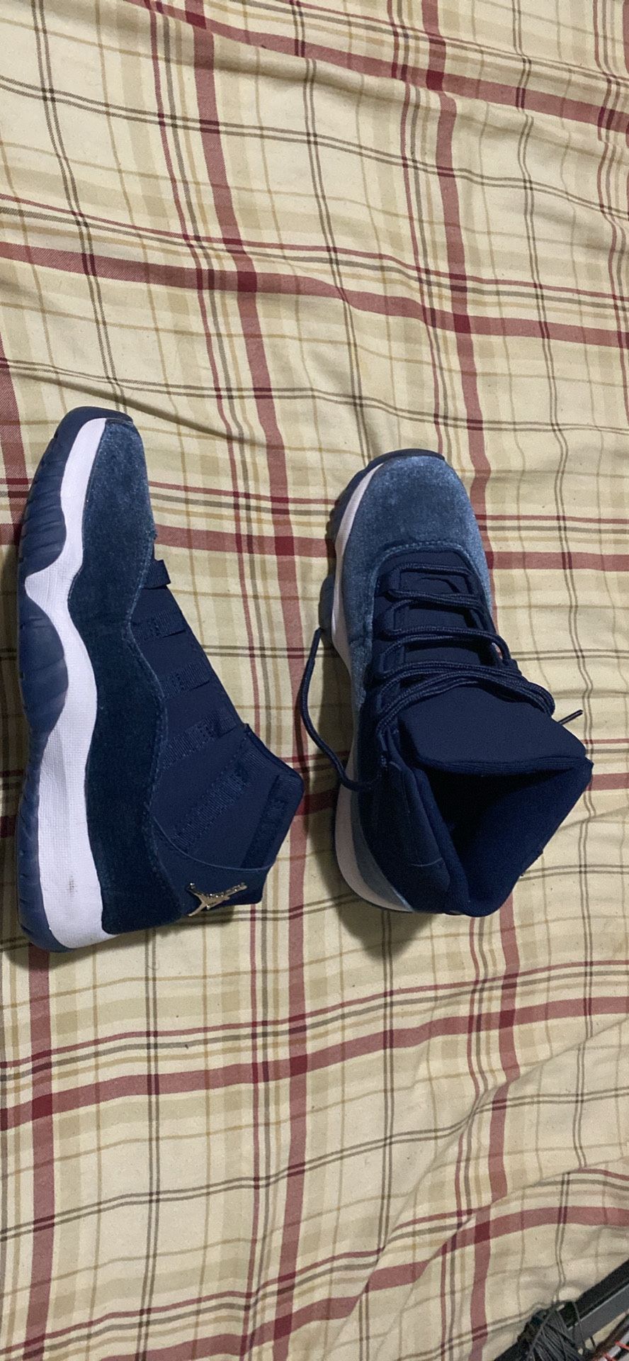 blue suede jordan 11s