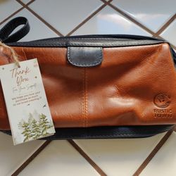 Rustic Town Leather Overnight Bag