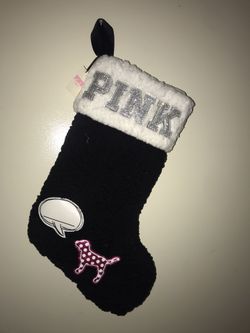 (Pink) Christmas stocking NEW !