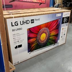 86” LG UR80 4K UHD Smart Tv