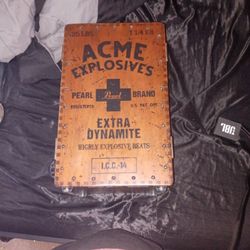 Acme Explosives Pearl Cajon Drum 