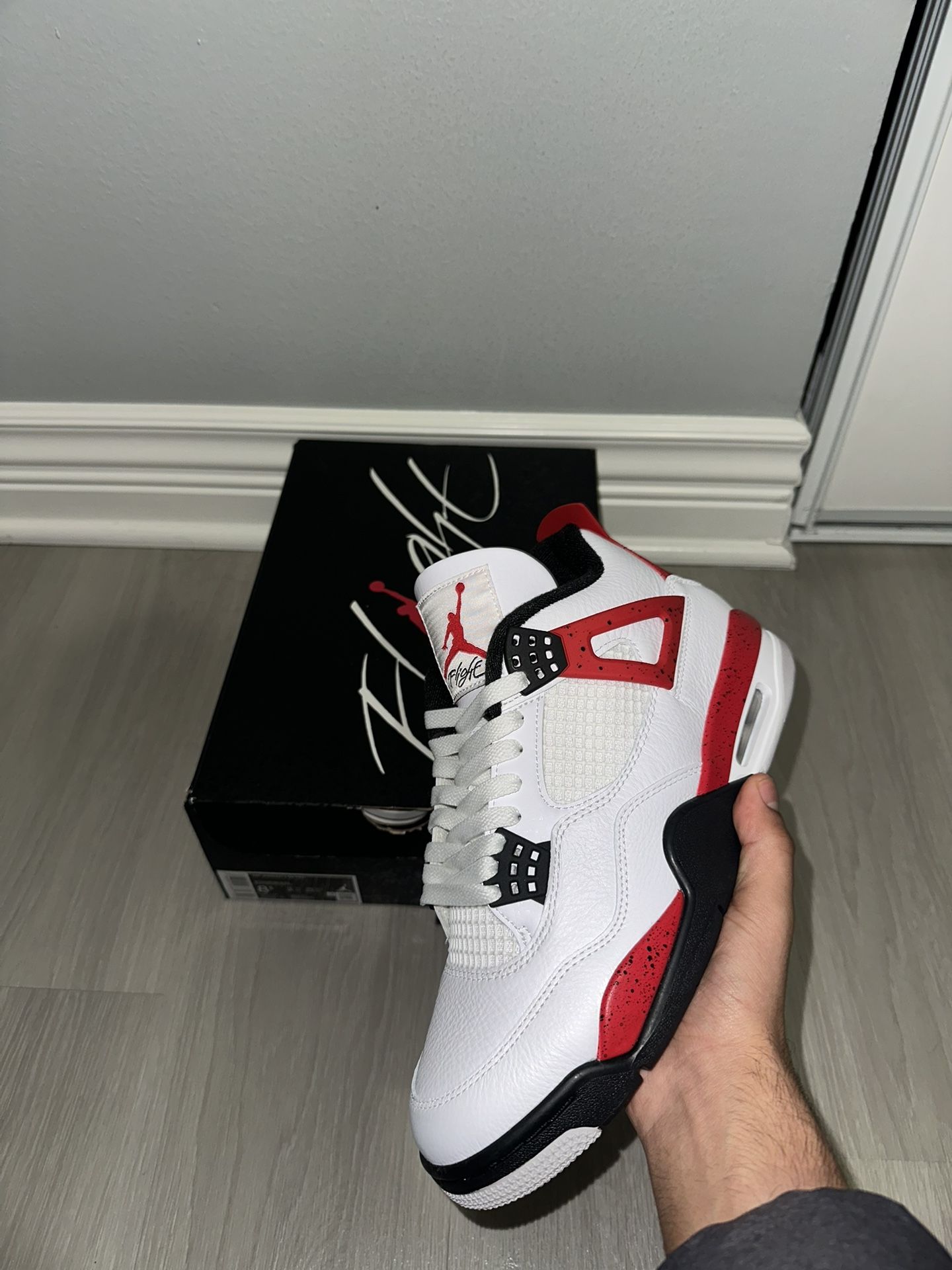 Jordan 4 Red Cement Size 8.5