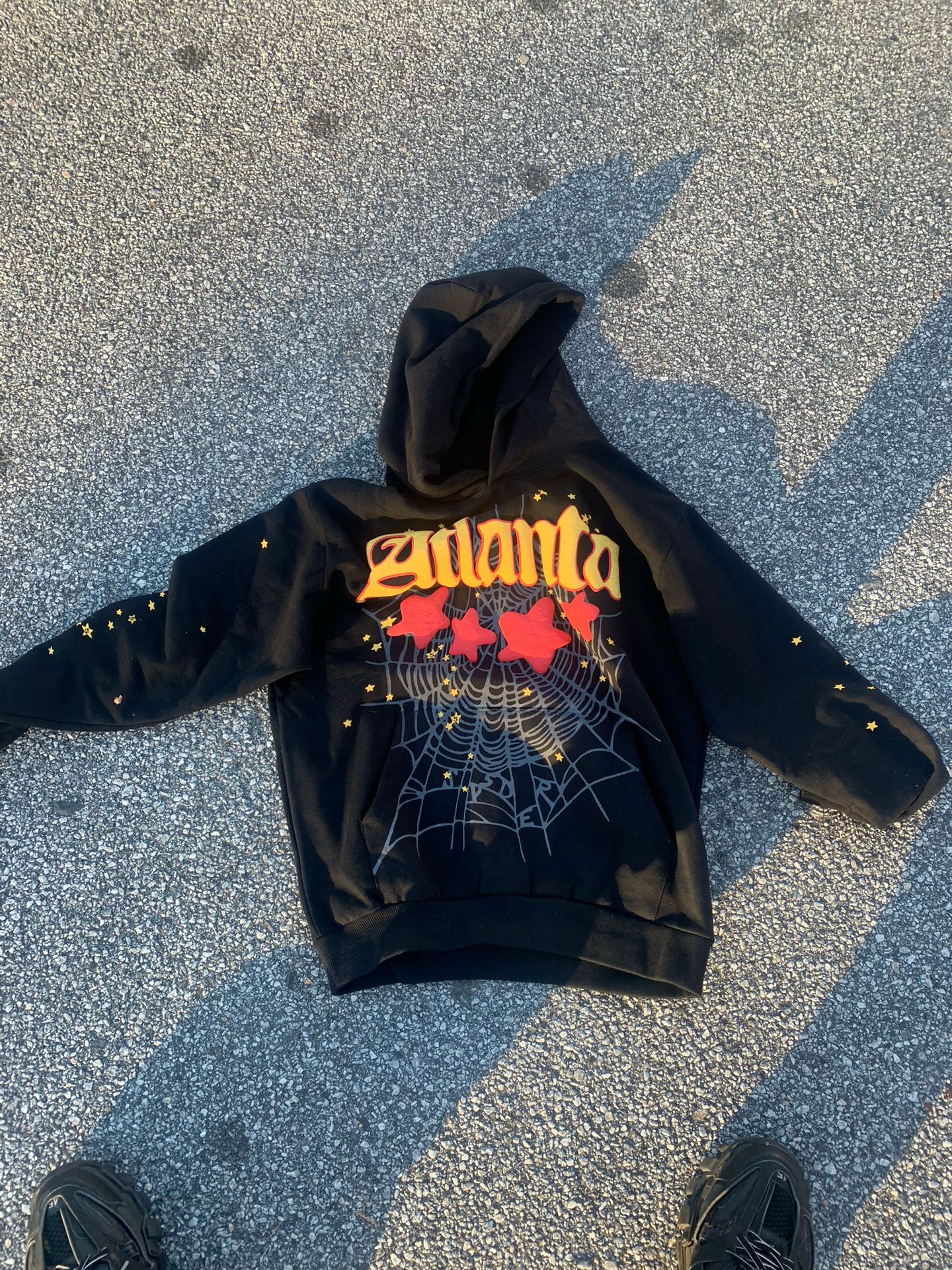 Spider Hoodie Black Atlanta