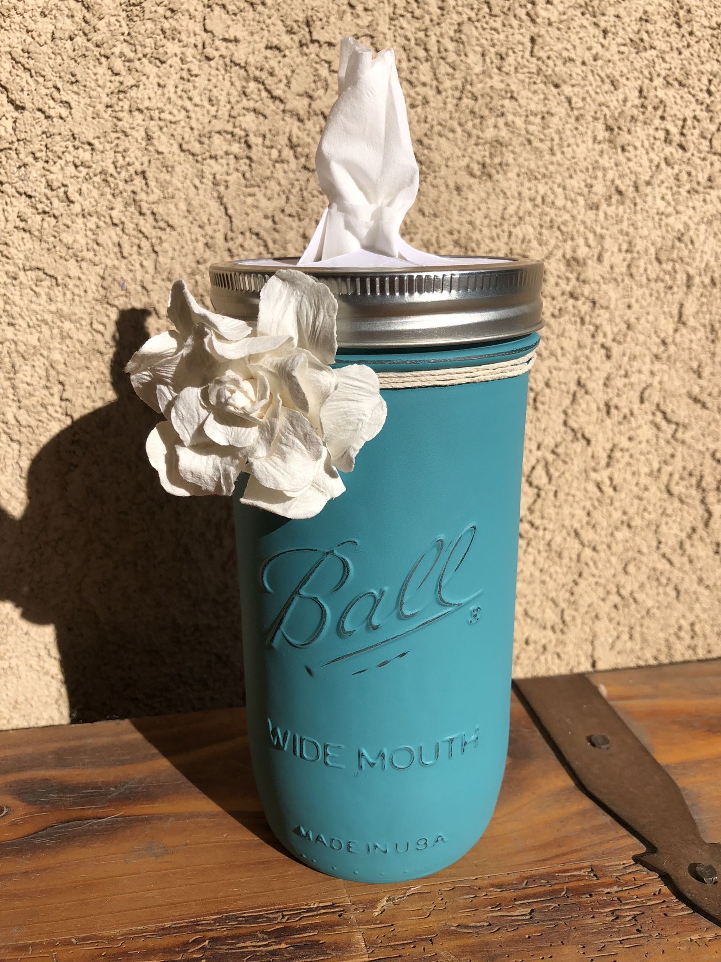 Kleenex Mason Jars