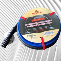 New 25 FT Heavy Duty Pressure Washer Hose