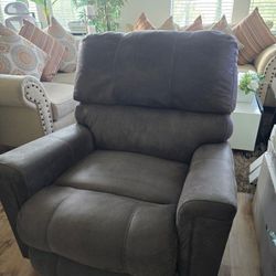 Ashley Furniture Rocker Recliner/ Smoke Color/ Like New 