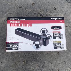 Triple Boll Trailer Hitch