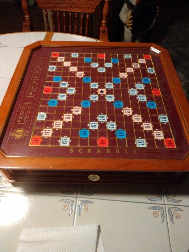 Vtg 1990 LTD Edition Franklin Mint Scrabble Game