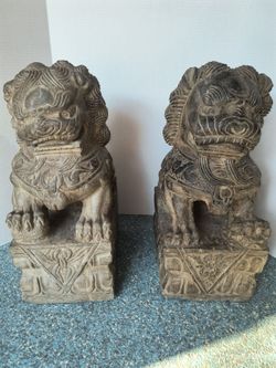 Imperial Stone Chinese Foo Dogs