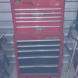 Craftsman Tool Box & 19.2v Drills
