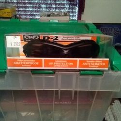 Global Vision. d-2 Sunglasses With Removable Foam Insert.  New