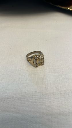 Mexican style GoldPlated Horse Ring