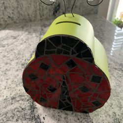 Mosaic Ladybug Bank