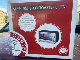 Stainless Steel Toaster Oven by Chef's Counter - BRAND NEW in Box