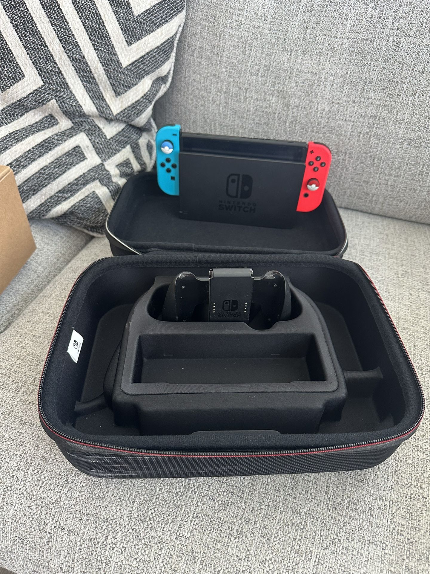 Nintendo switch w/ 2 games and accessories