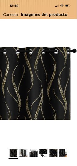 8 panels the courtains and king size blanket