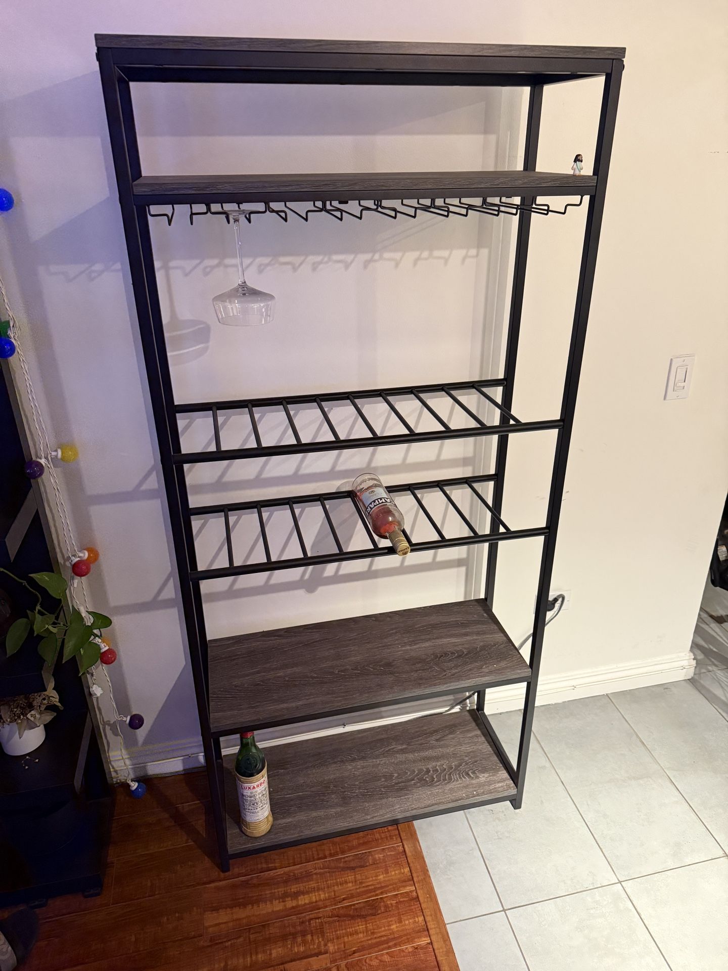 Bar and wine rack - Free If You Pick Up Today (12/6) Before 6