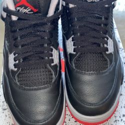 Jordan 4 Retro Black Fire Red Cement Grey Reimagined 