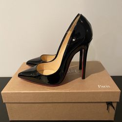 Christian Louboutin Pigalle Folies 120 Heels Size 37 Black
