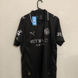 Manchester City 2025-26 Away Jersey (small Medium Large XL 2X)