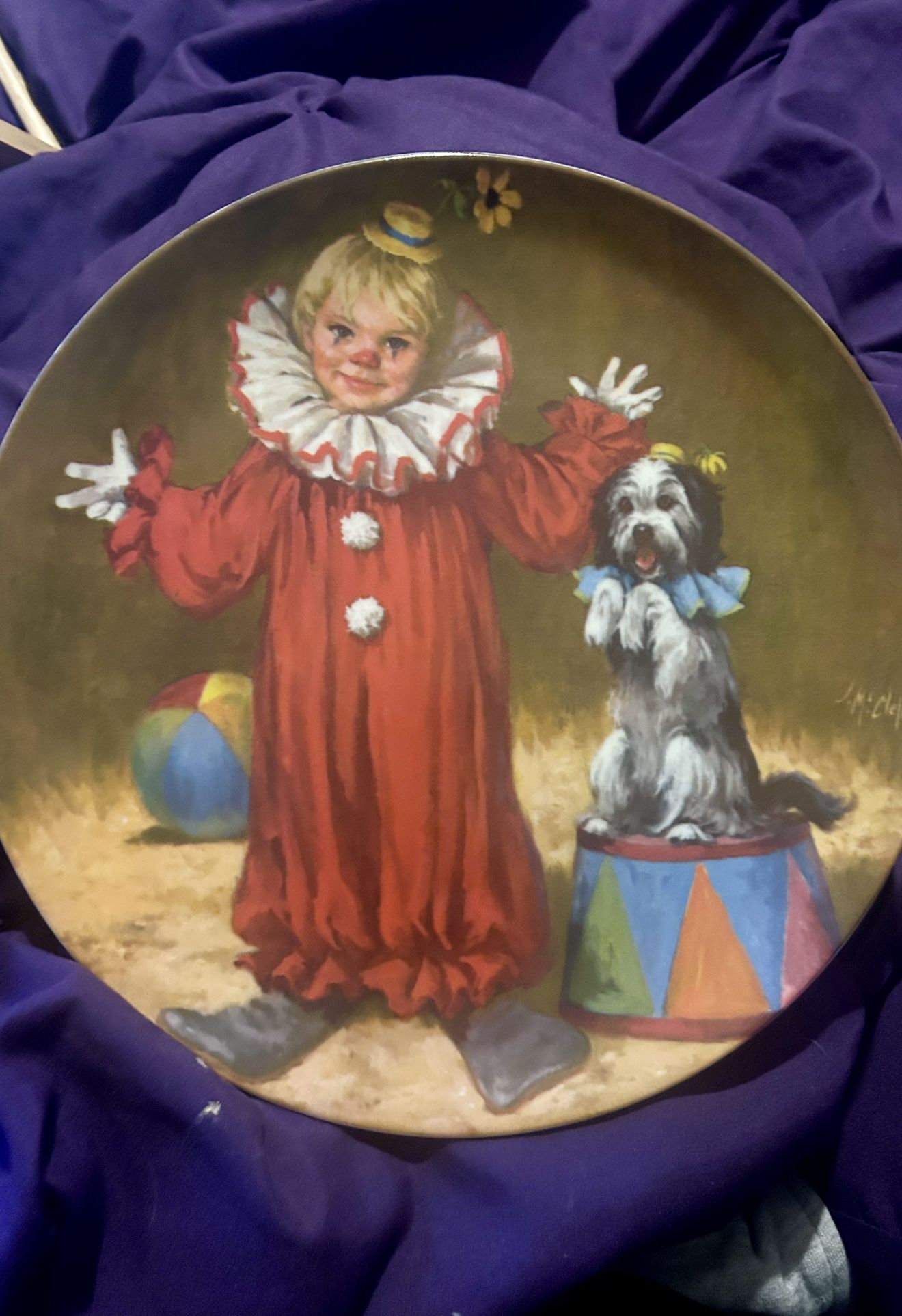 Tommy The Clown Plate