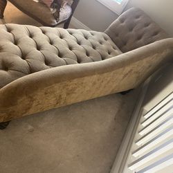 Chase Lounge Button Tufted Sleeper Sofa  Chair