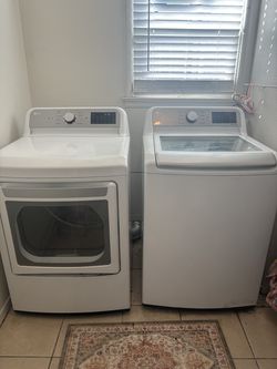 LG washer and dryer