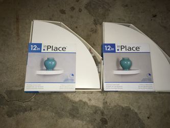 12" Floating Corner Shelf