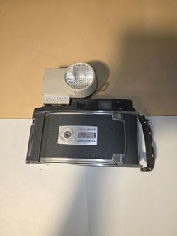 Polaroid 900 Electric Eye Land Camera w/ Wink-Light Flash, Black