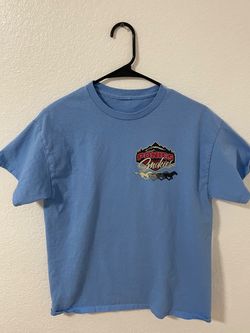 Ponies of the Smokies Blue Graphic T-Shirt