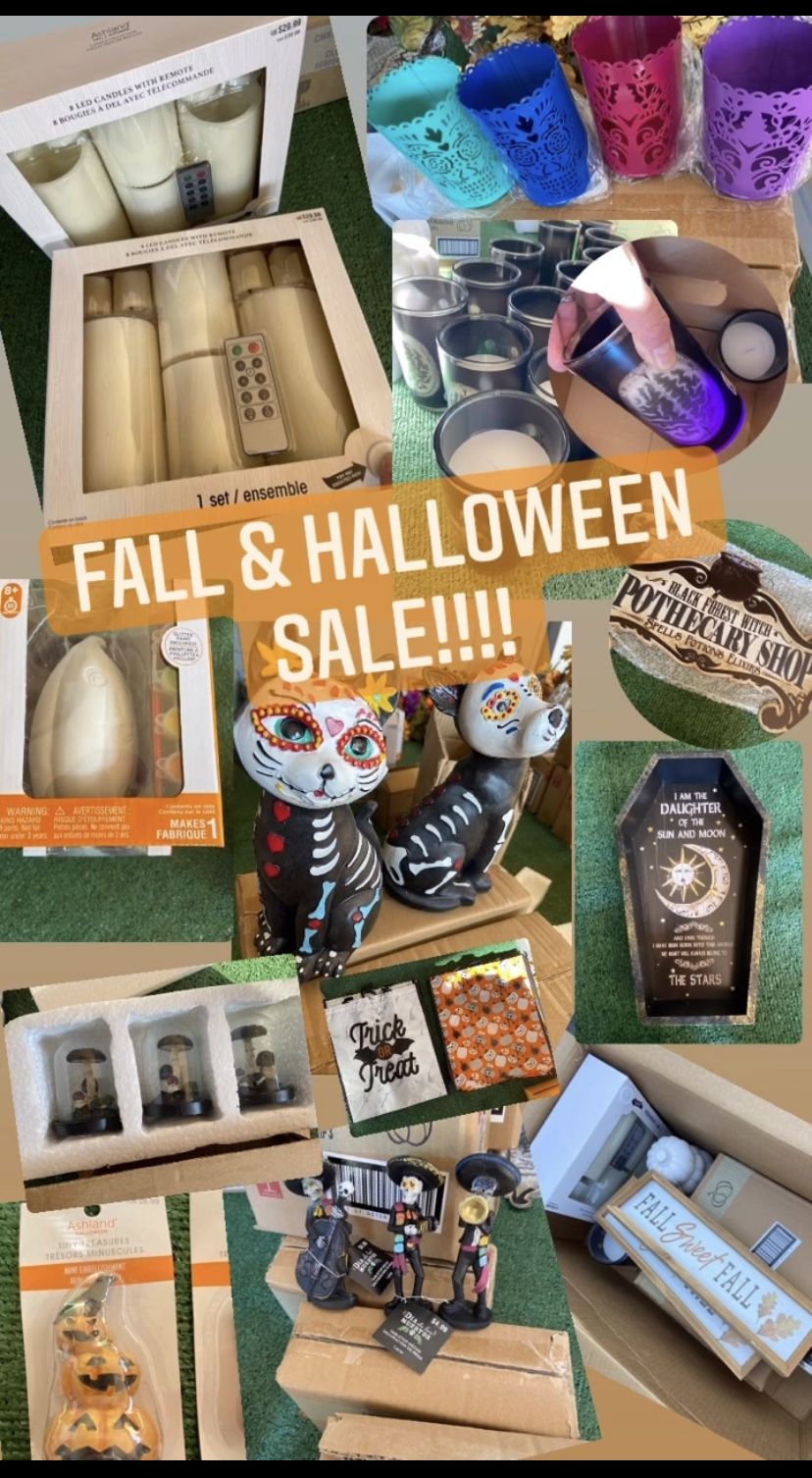 FALL & Halloween Crafts Decoration SALE ALL things New