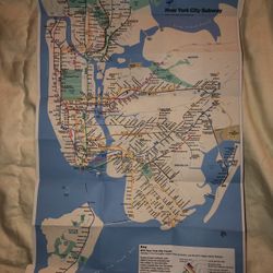 COLUMBIA UNIVERSITY 2013 SUBWAY MAP!!!