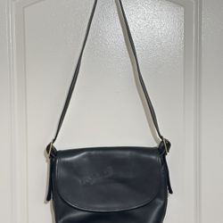 Vintage Coach Pocket Bag 9875 Black Leather 1990’s Made In The USA Women’s