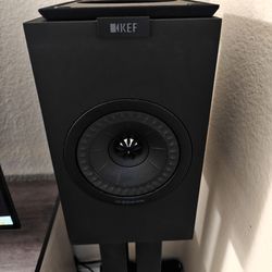 Kef Q150 with optional kef speaker covers
