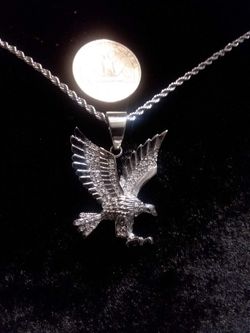 Stainless Steel Eagle Necklace 