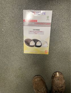 Decorative Emergency Light with Photocell DELW Series