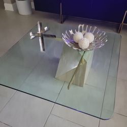 Marble Glass Table