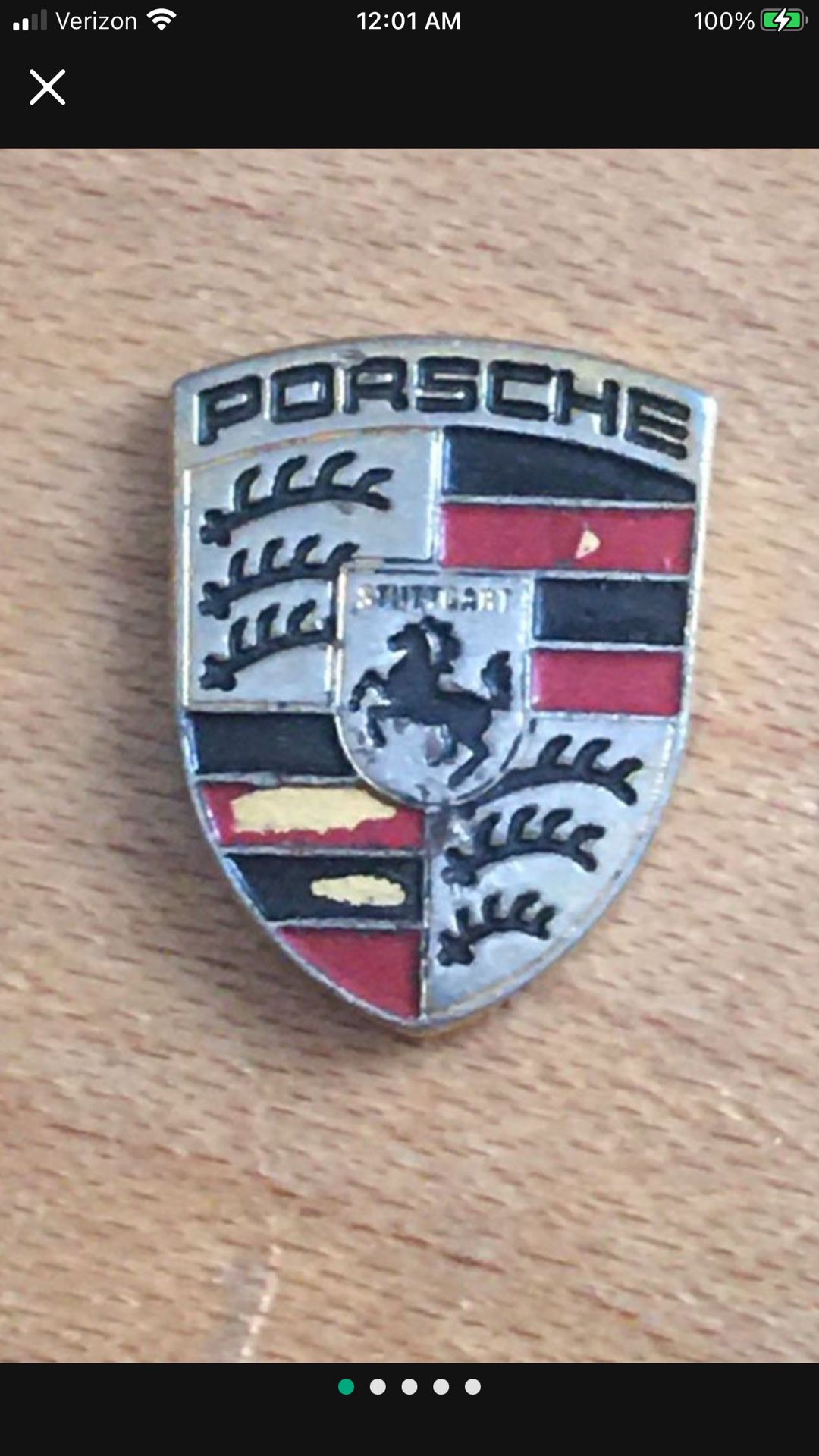 Crest Small Emblem Vintage 