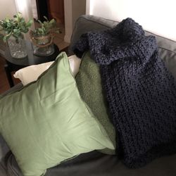 Threshold Chunky Navy Blue Throw Blanket